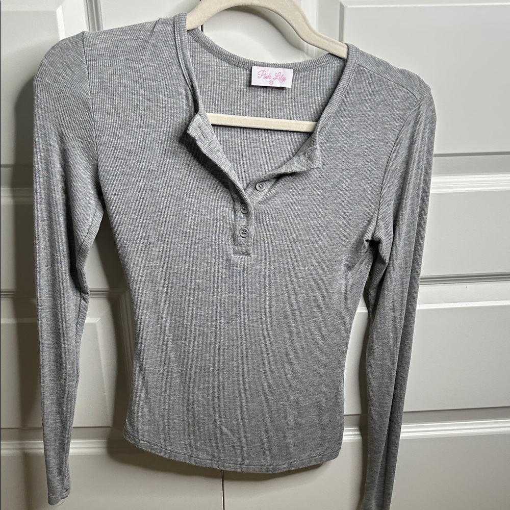 Womens Henley style top